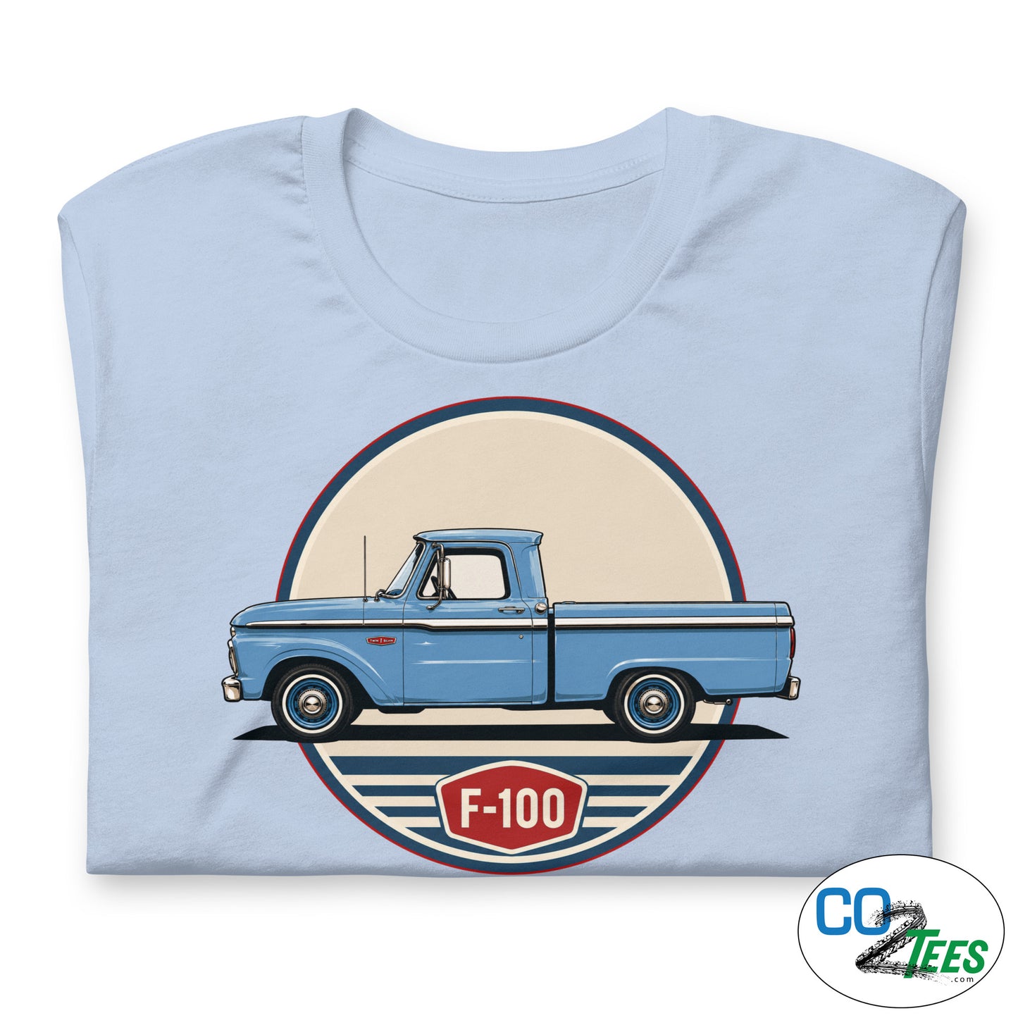 F100 Blue Cheyenne C10 K10 T-shirt