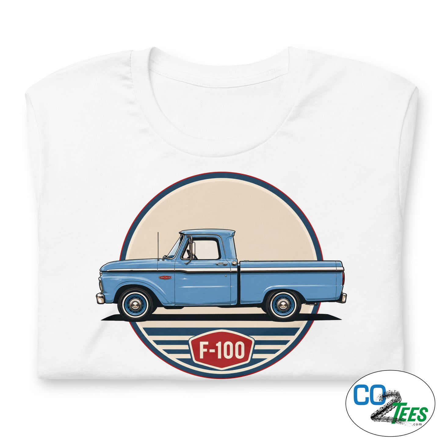F100 Blue Cheyenne C10 K10 T-shirt