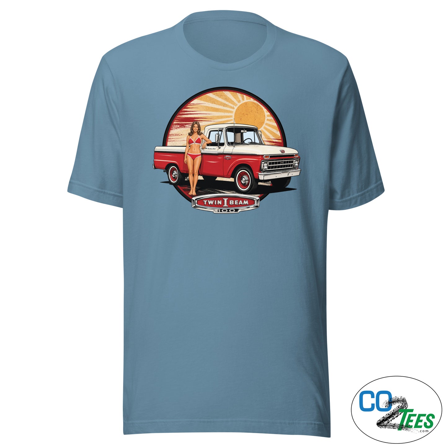Ford F100 PinUp Twin I Beam T-shirt