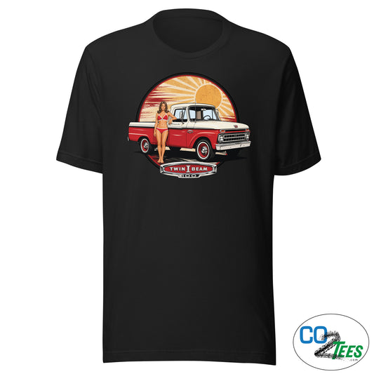 Ford F100 PinUp Twin I Beam T-shirt
