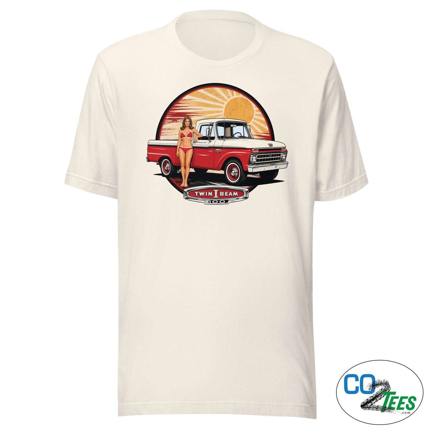 Ford F100 PinUp Twin I Beam T-shirt