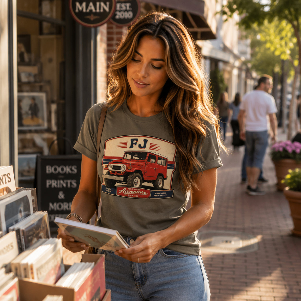 Toyota FJ40 Red Hardtop T-shirt