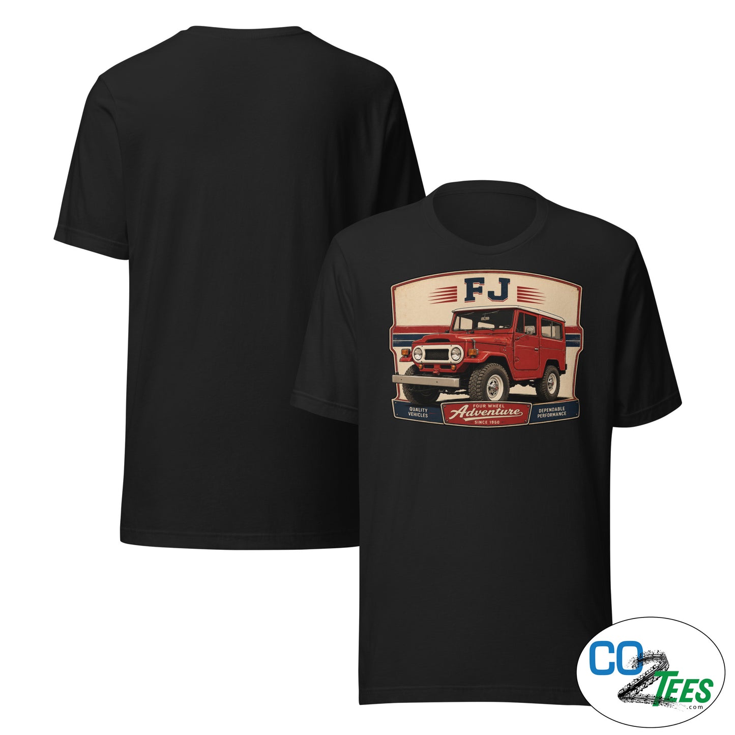 Toyota FJ40 Red Hardtop T-shirt