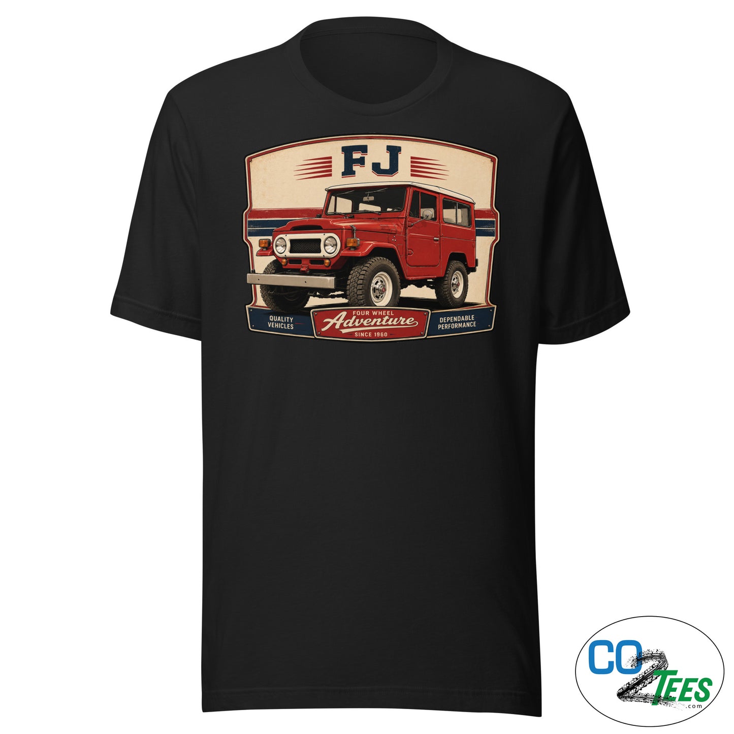 Toyota FJ40 Red Hardtop T-shirt