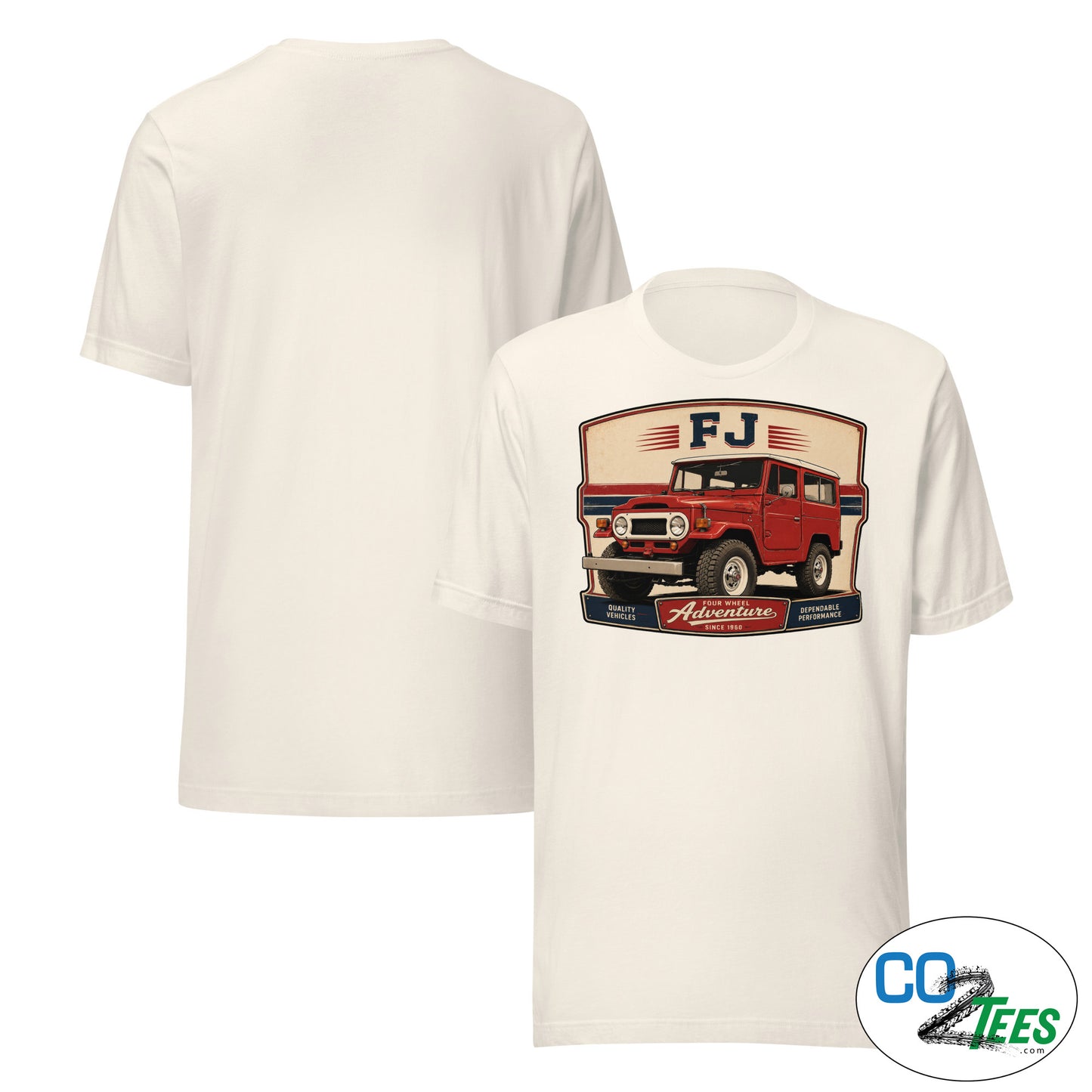Toyota FJ40 Red Hardtop T-shirt