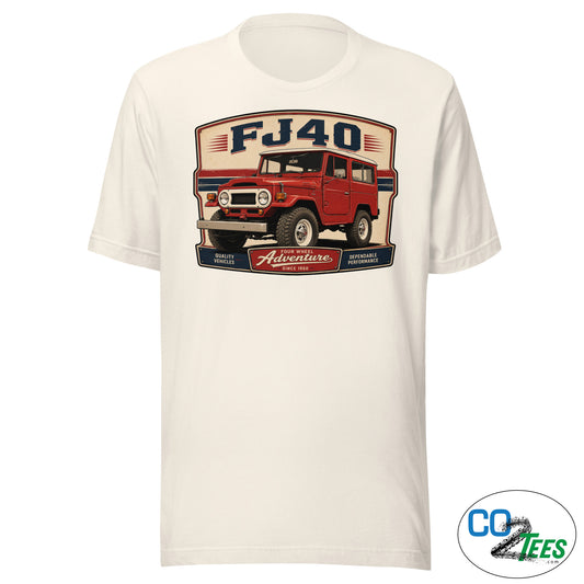 Toyota FJ40 Red Hardtop T-shirt