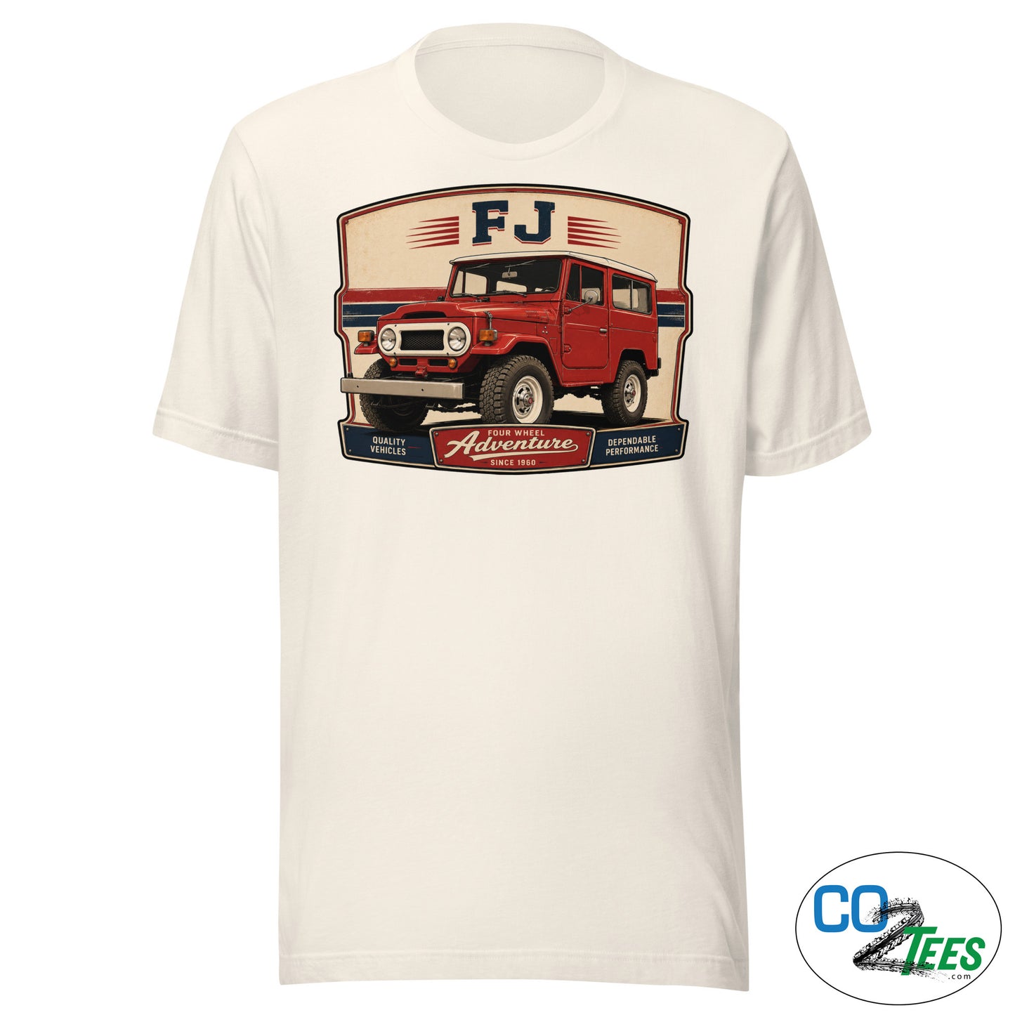 Toyota FJ40 Red Hardtop T-shirt