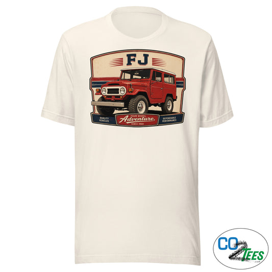 Toyota FJ40 Red Hardtop T-shirt