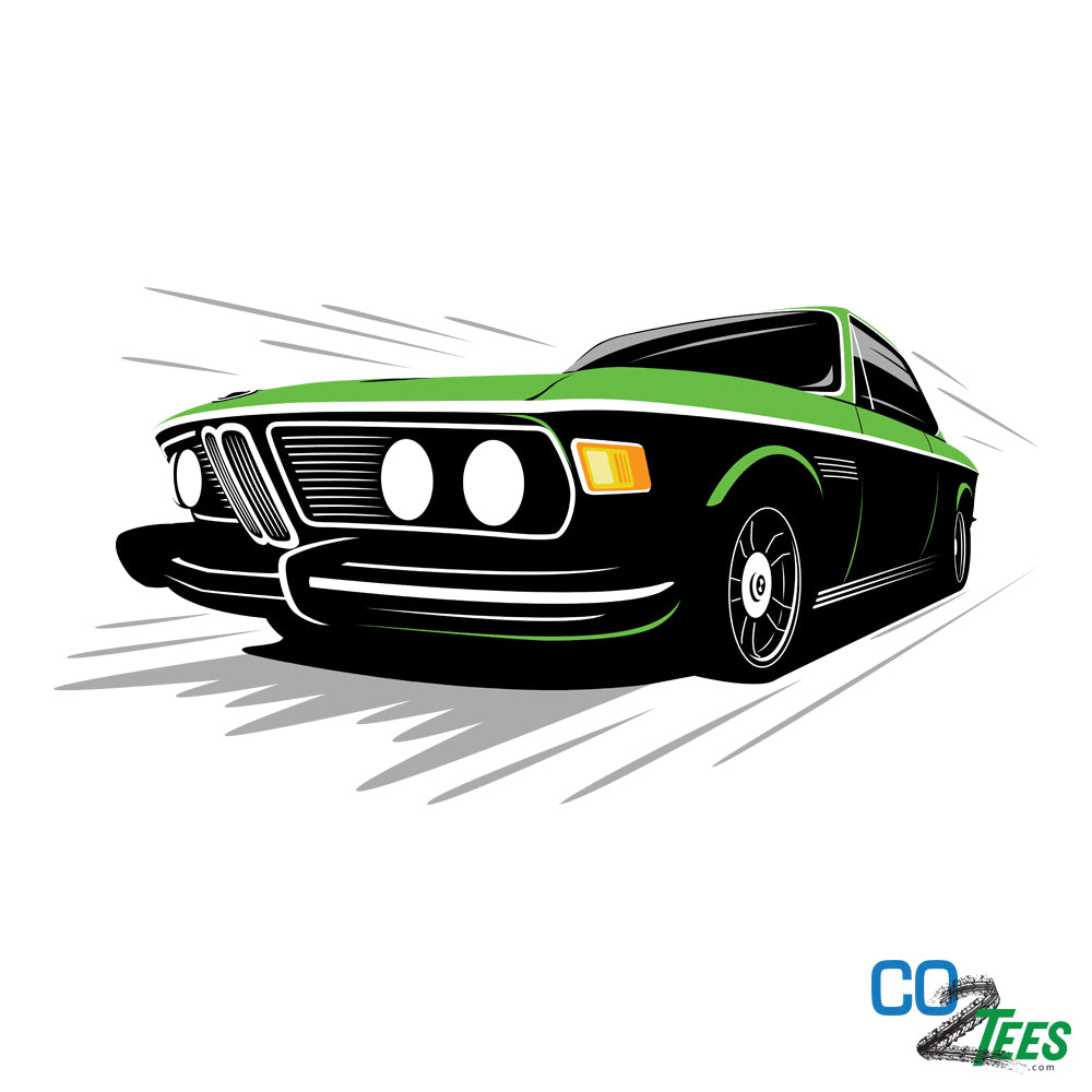 BMW 3.0 E9 Green Coupe