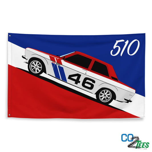 BRE Datsun 510 Shop Flag