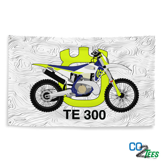 Husqvarna Topo TE300 Shop Flag