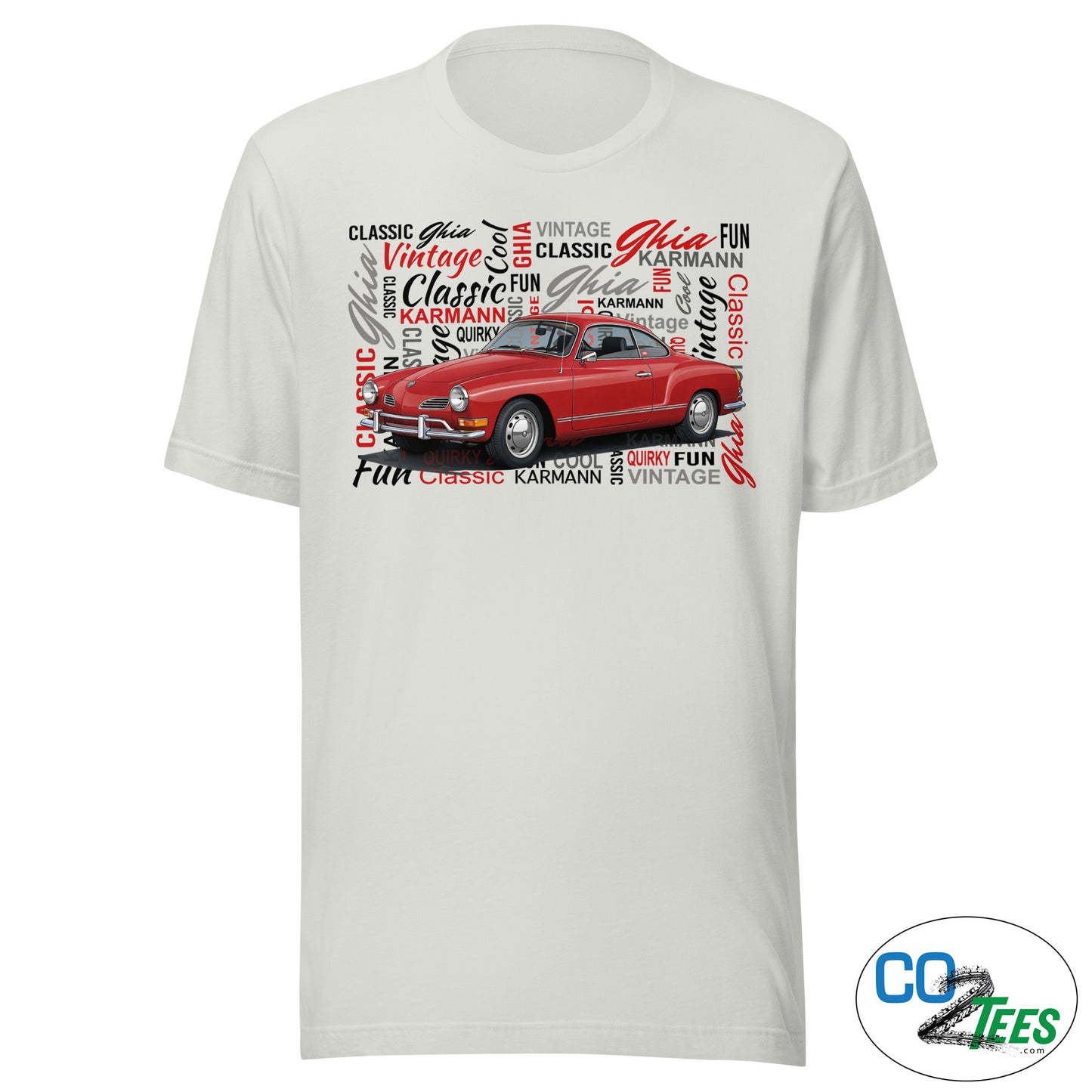 Volkswagen Red Karmann Ghia T-shirt