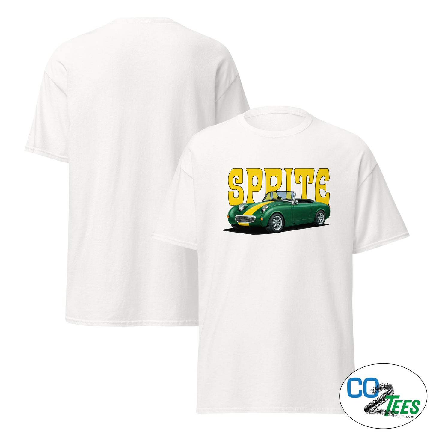 Austin Healey Racing Green Bugeye Sprite T-shirt
