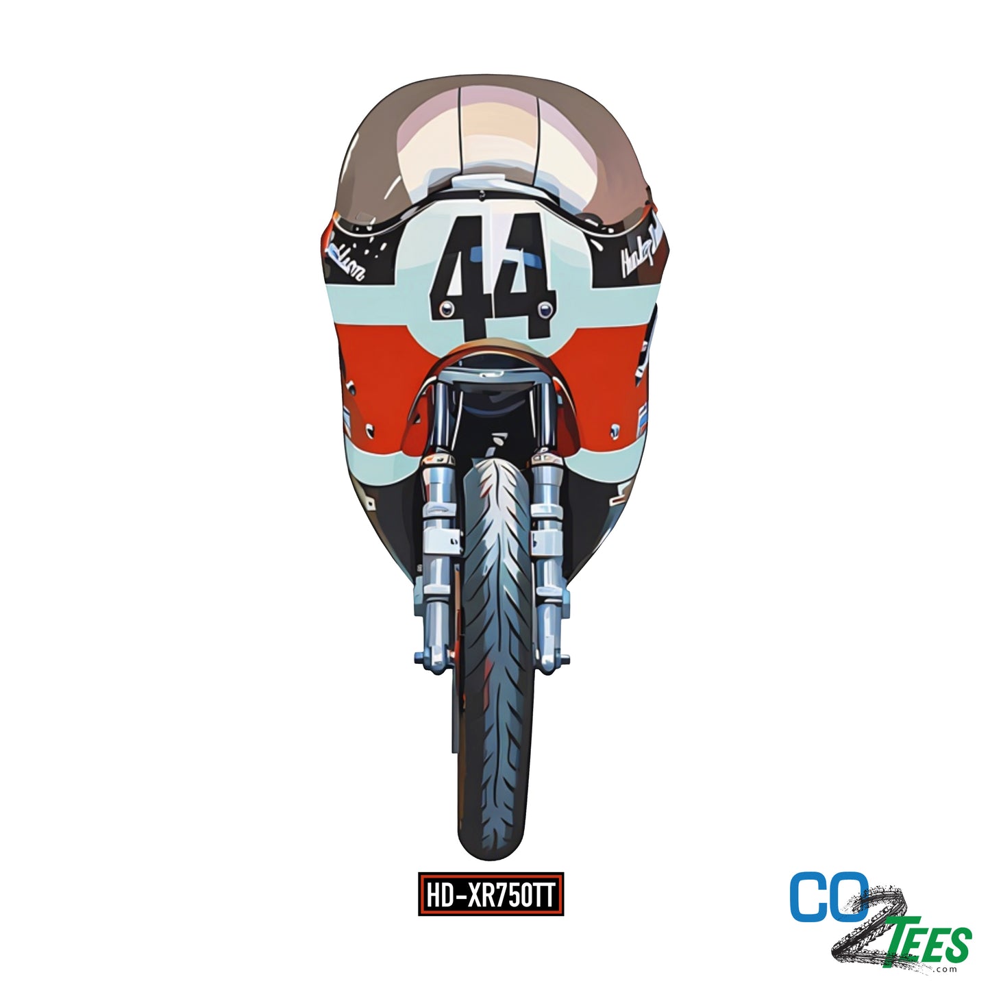 Harley Davidson 1975 XR750TT Race Bike T-shirt