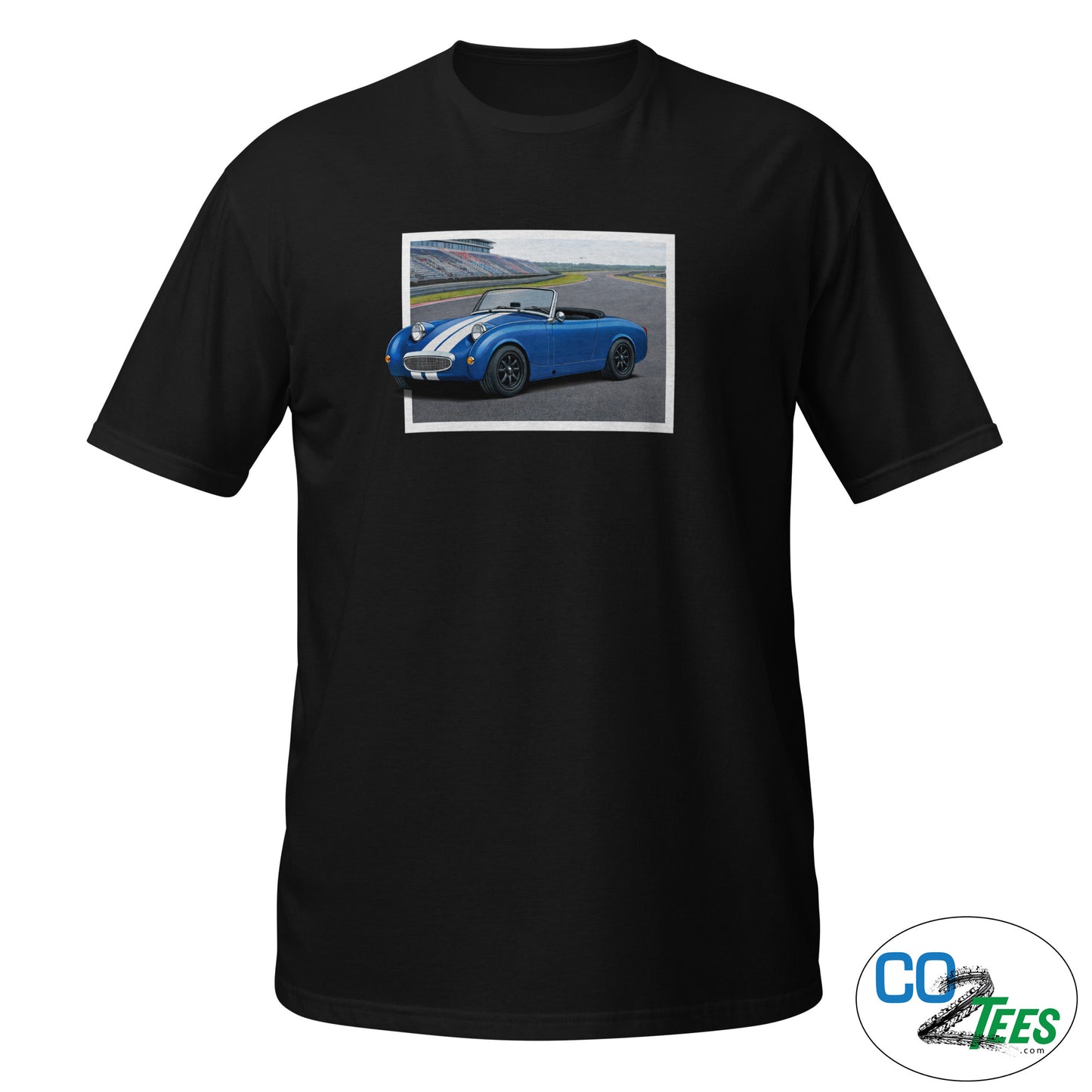 Austin Healey Bugeye Sprite on Track T-Shirt