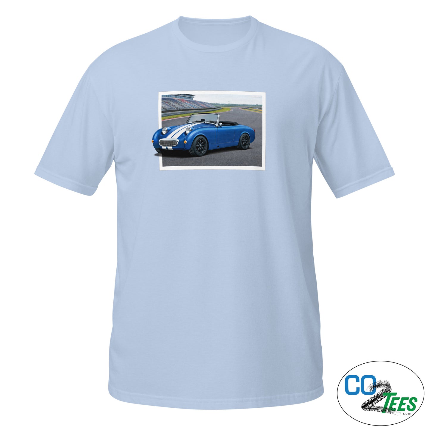 Austin Healey Bugeye Sprite on Track T-Shirt