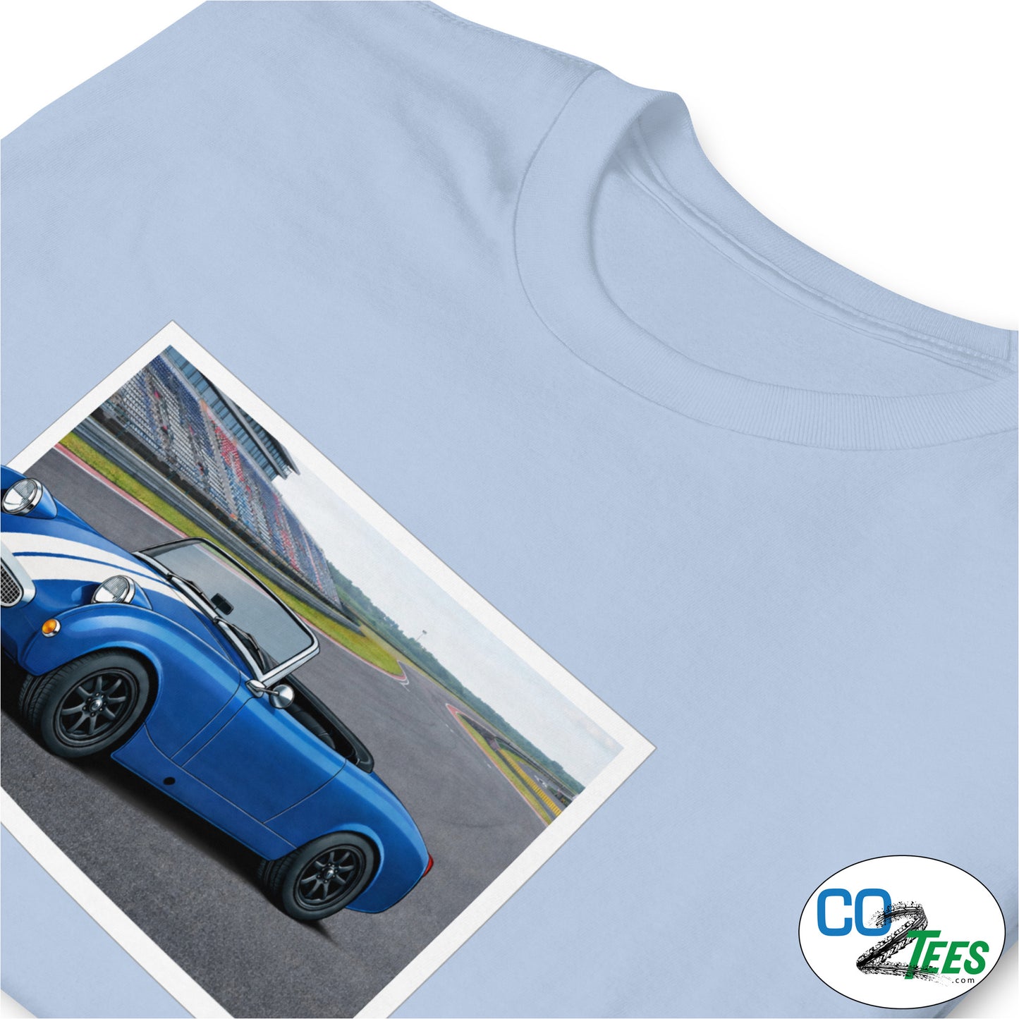 Austin Healey Bugeye Sprite on Track T-Shirt