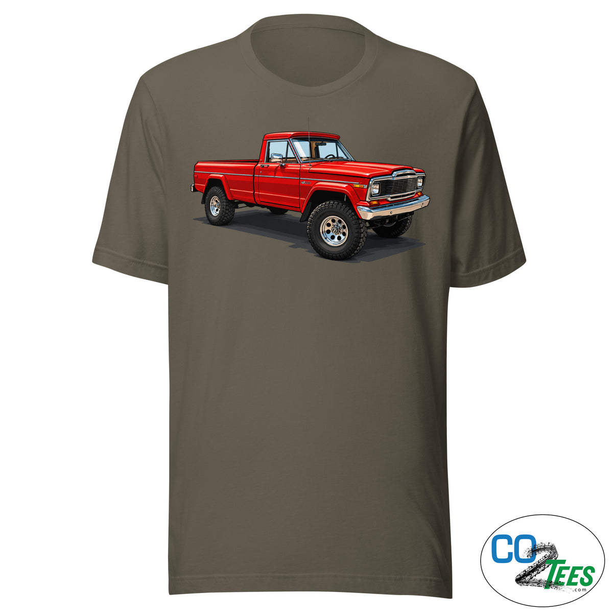 Jeep J20 Red Pickup Truck T-shirt