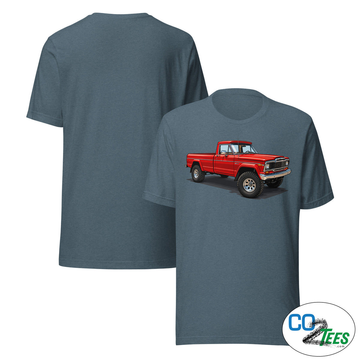 Jeep J20 Red Pickup Truck T-shirt