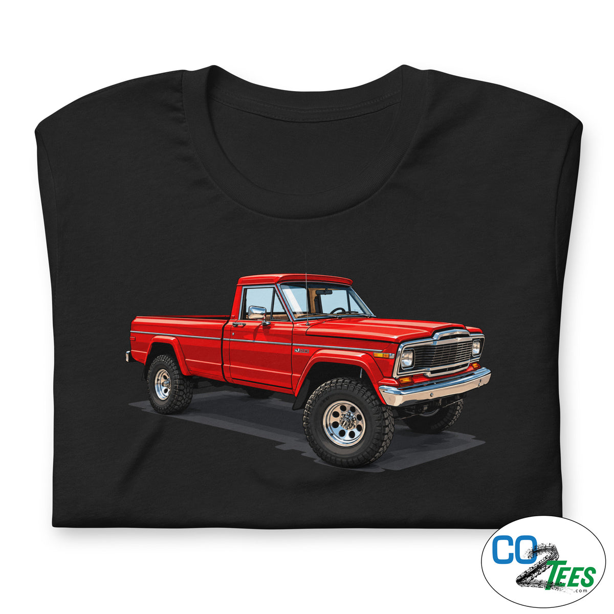 Jeep J20 Red Pickup Truck T-shirt