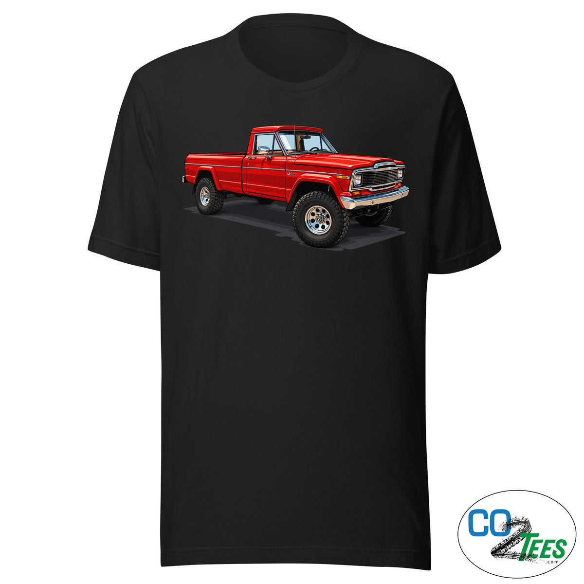 Jeep J20 Red Pickup Truck T-shirt