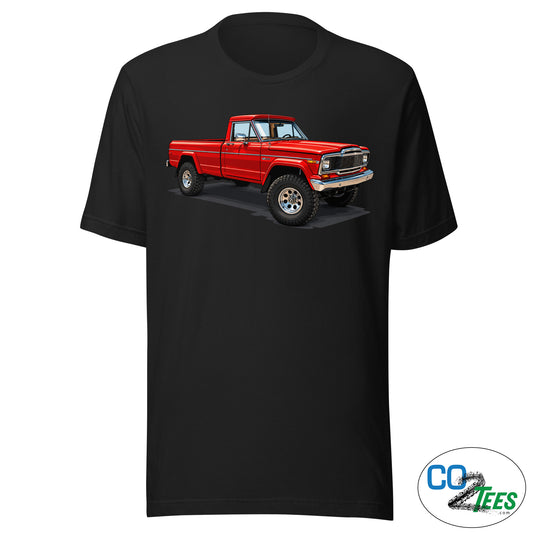 Jeep J20 Red Pickup Truck T-shirt