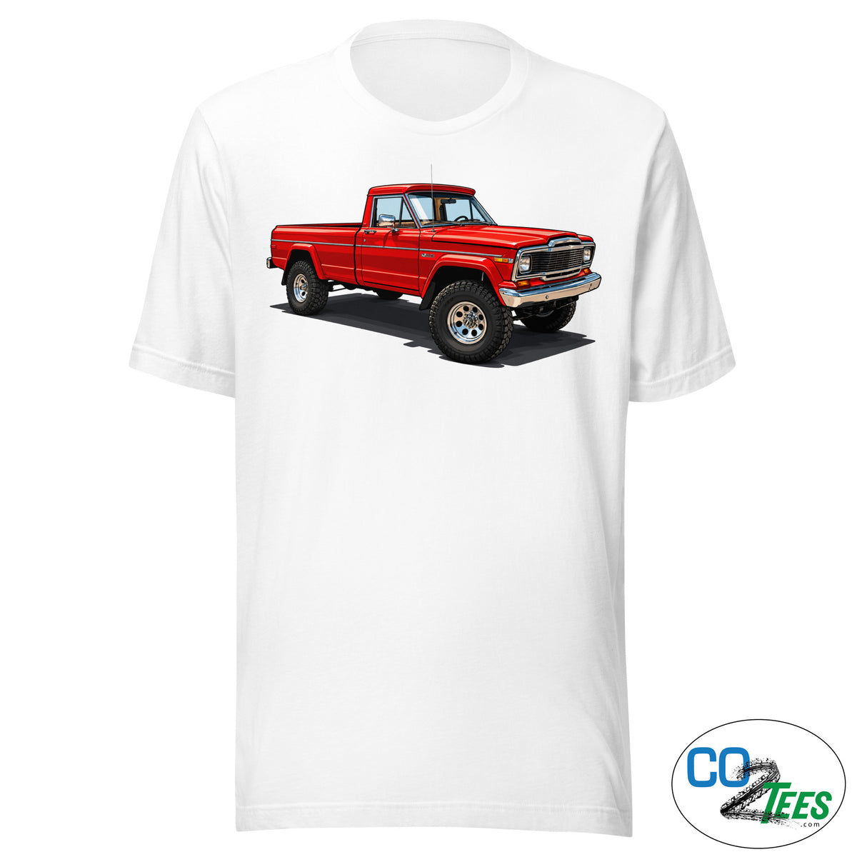 Jeep J20 Red Pickup Truck T-shirt