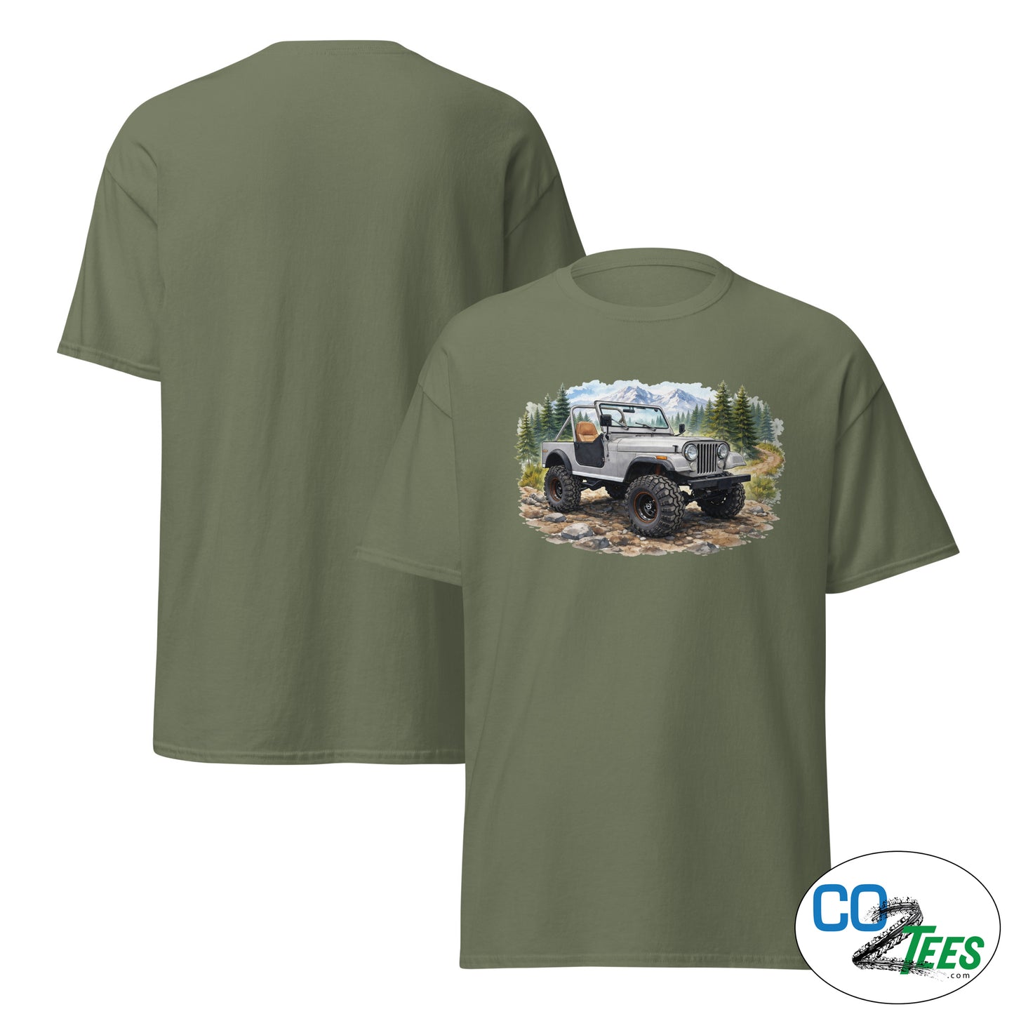 Back Country CJ-7 Jeep T-shirt