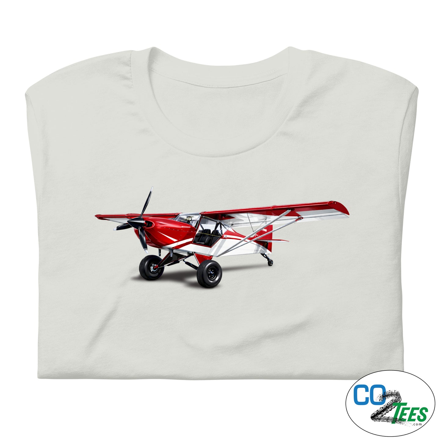KitFox Big Tire Airplane T-shirt