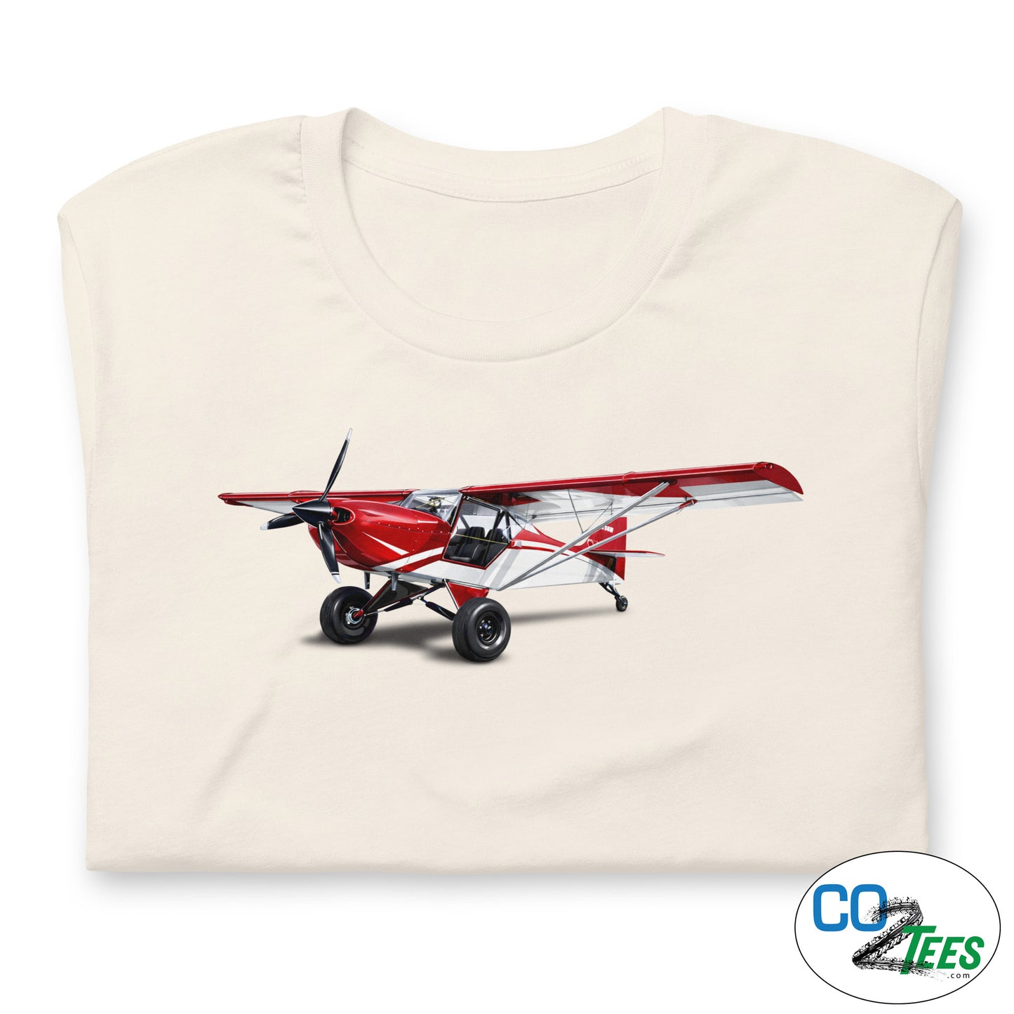 KitFox Big Tire Airplane T-shirt