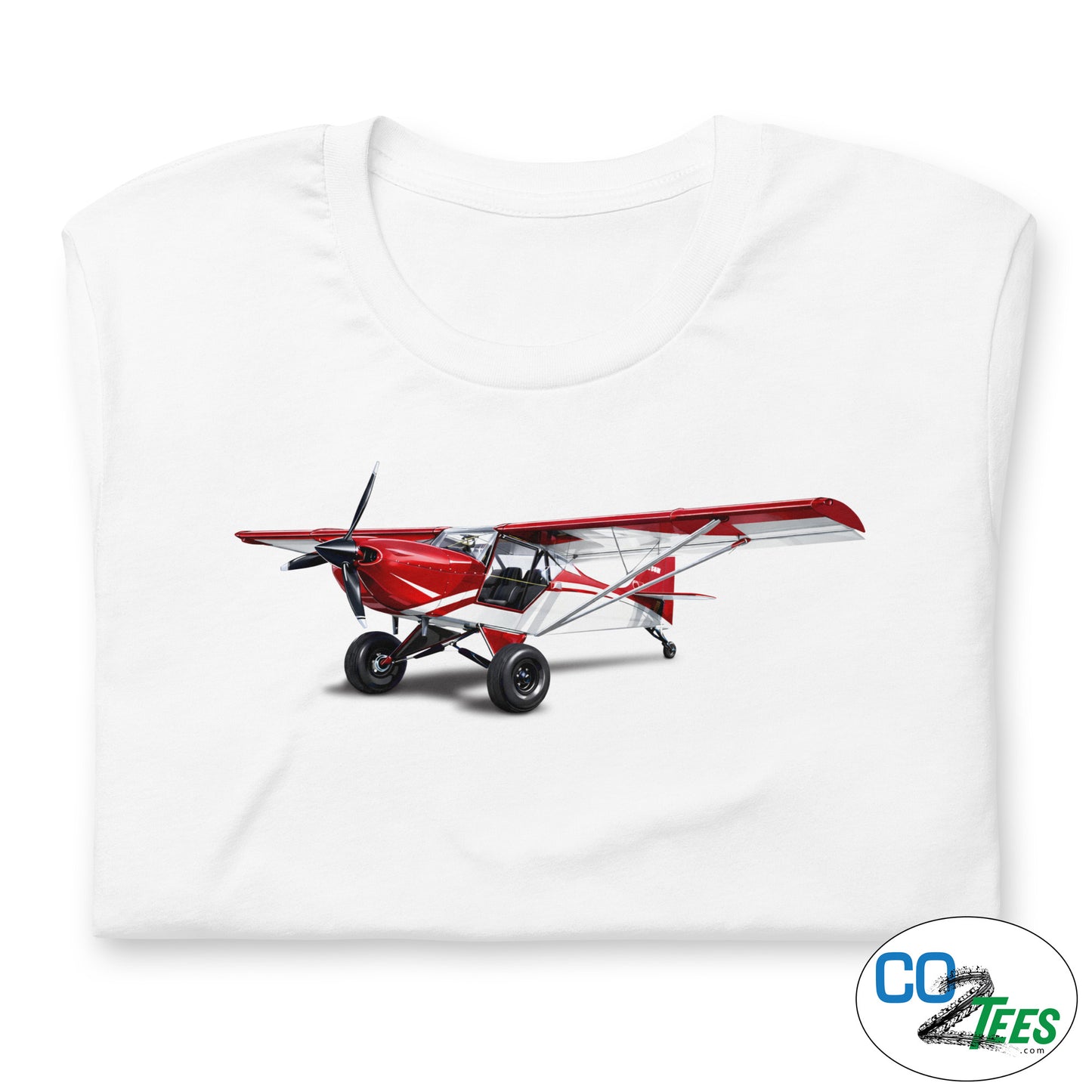 KitFox Big Tire Airplane T-shirt