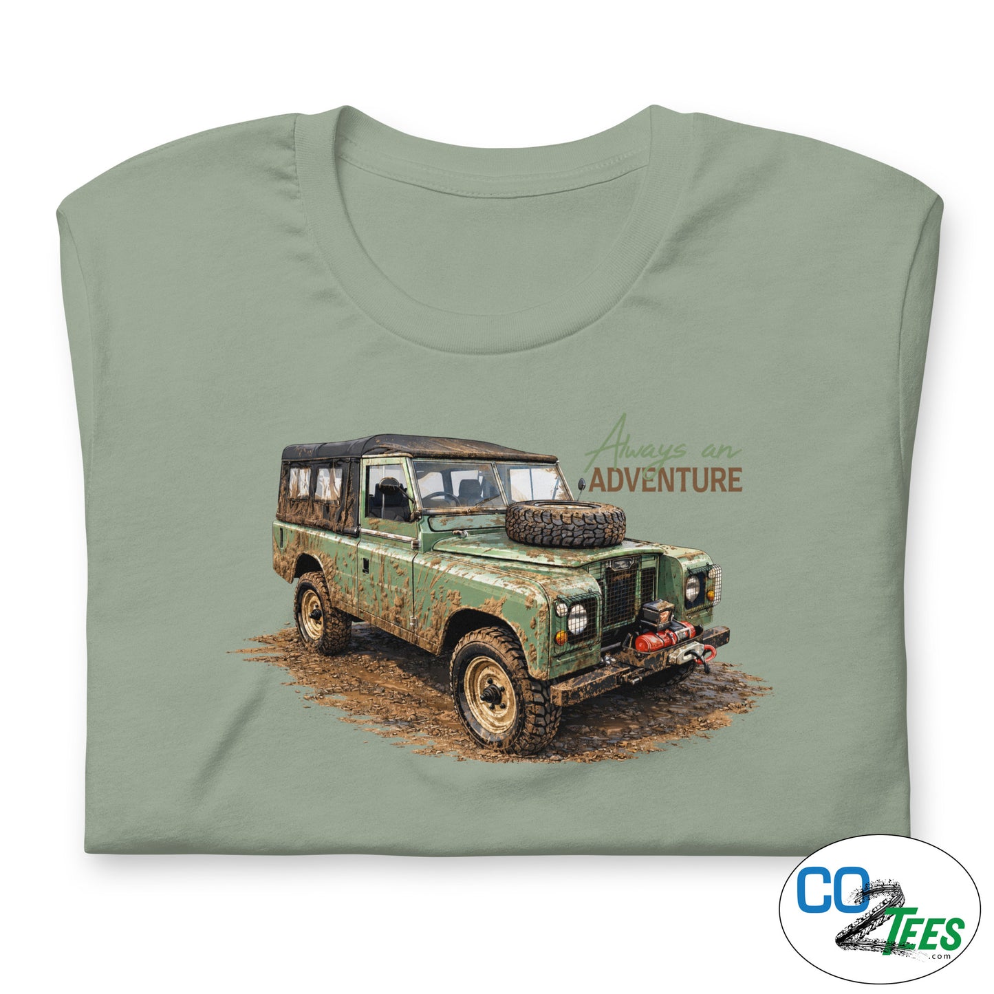Land Rover Defender 109 Always An Adventure T-shirt