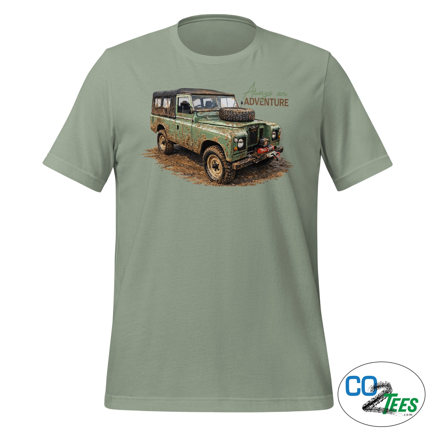 Land Rover Defender 109 Always An Adventure T-shirt