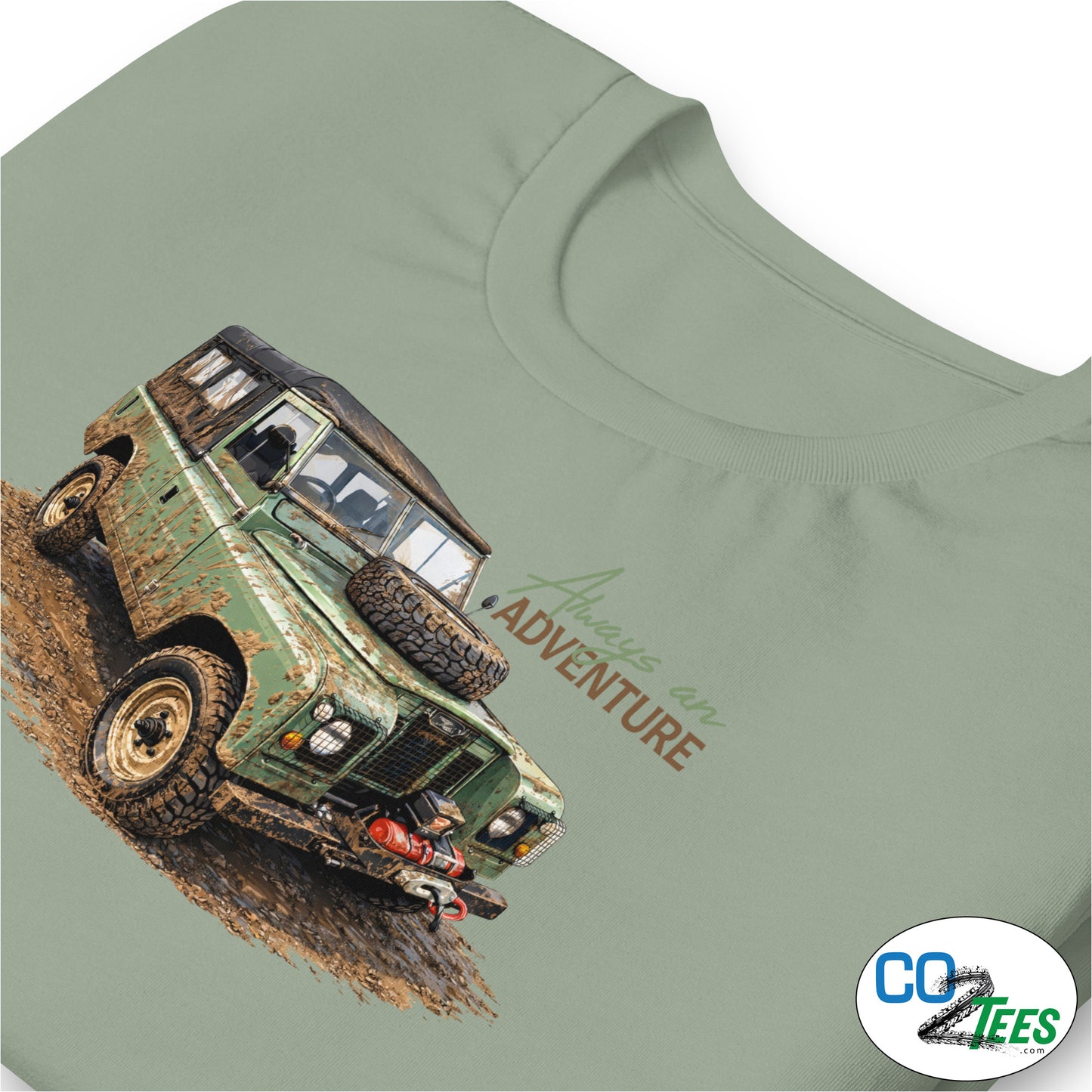 Land Rover Defender 109 Always An Adventure T-shirt