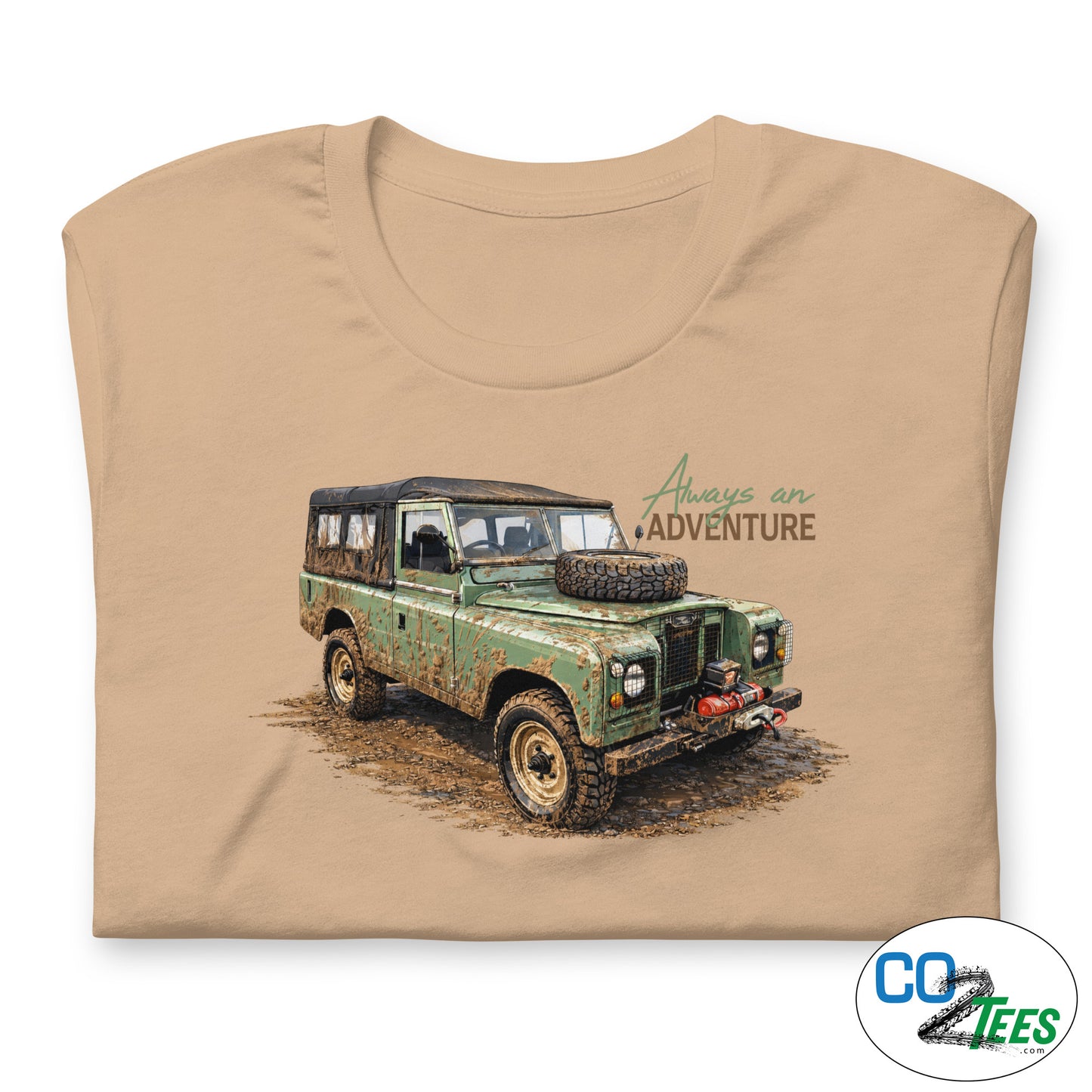 Land Rover Defender 109 Always An Adventure T-shirt