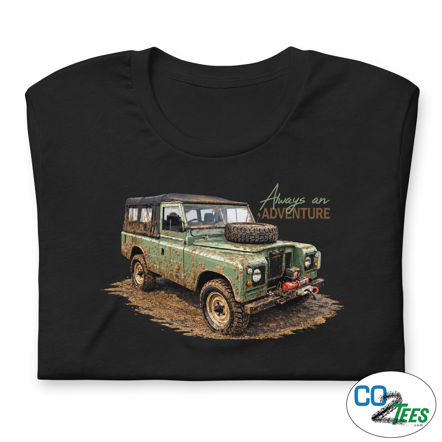 Land Rover Defender 109 Always An Adventure T-shirt