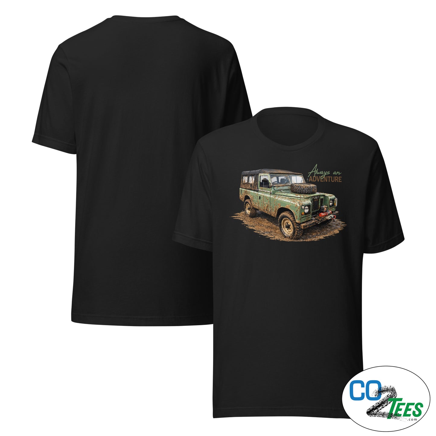 Land Rover Defender 109 Always An Adventure T-shirt
