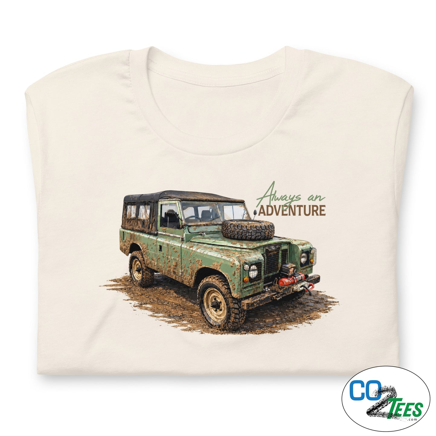 Land Rover Defender 109 Always An Adventure T-shirt