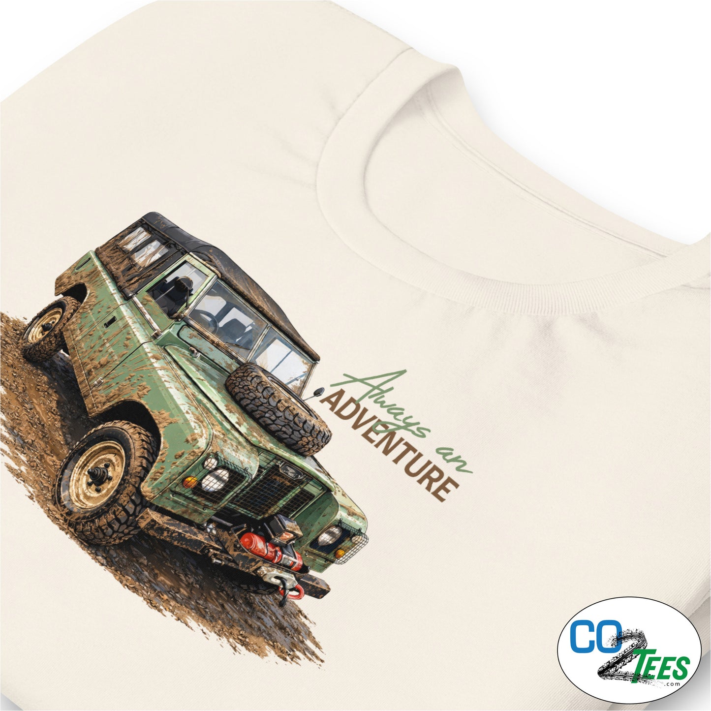 Land Rover Defender 109 Always An Adventure T-shirt