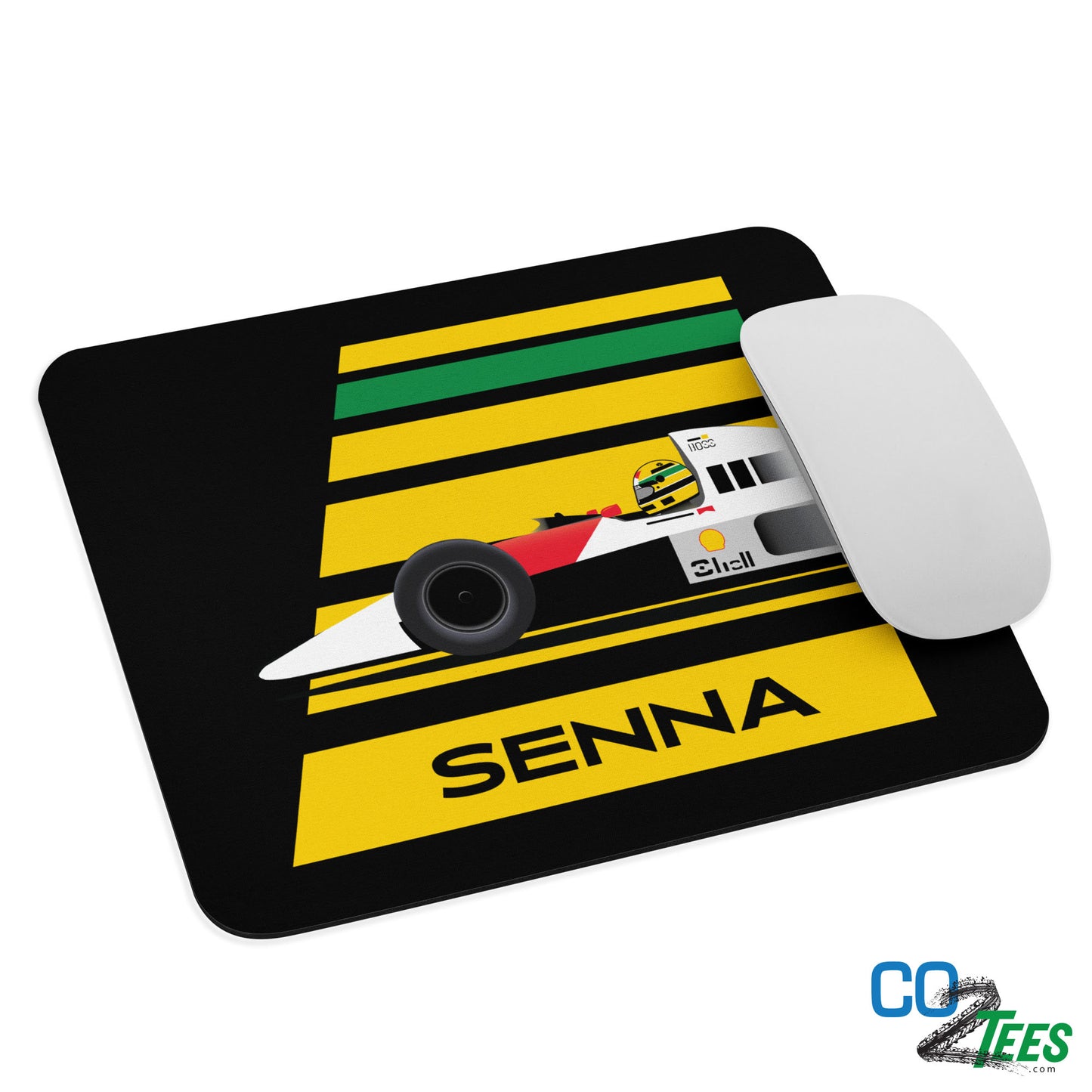 Senna Race Colors Mouse Pad