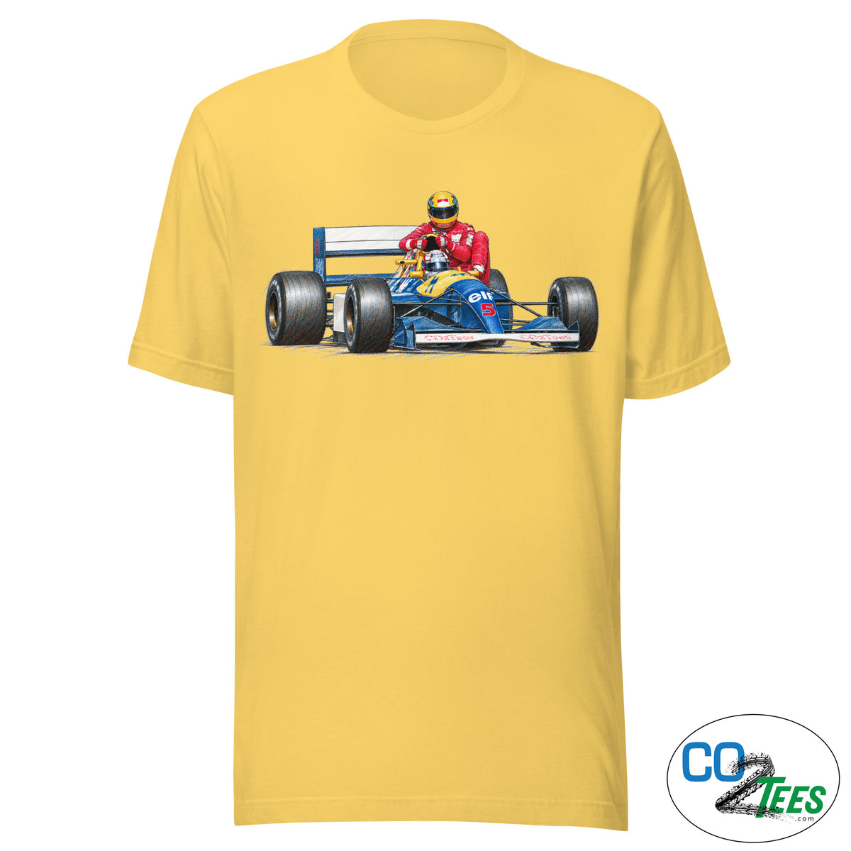 Mansel Senna Lift to Pits 1991 British Grand Prix T-shirt