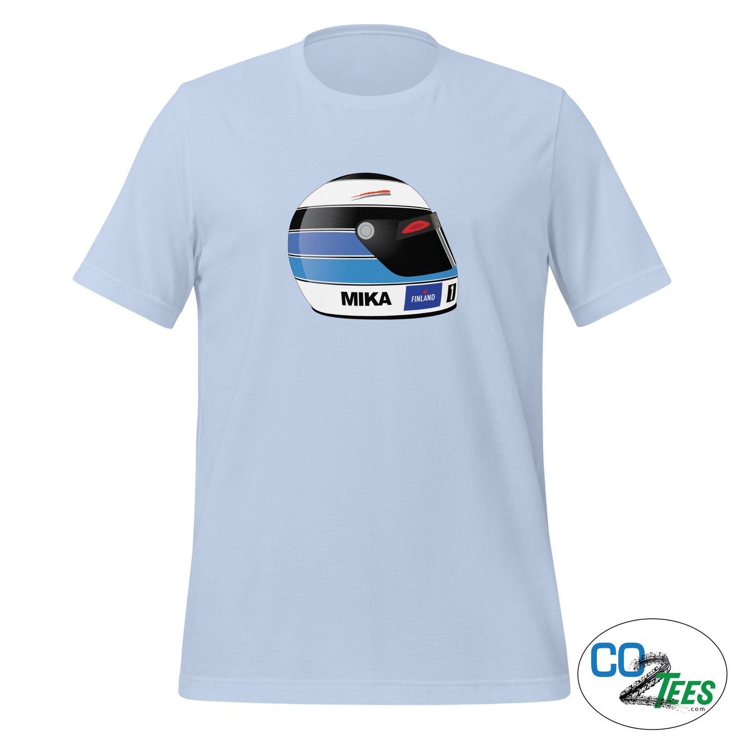 Mika Hakkinen F1 Helmet Design T-shirt