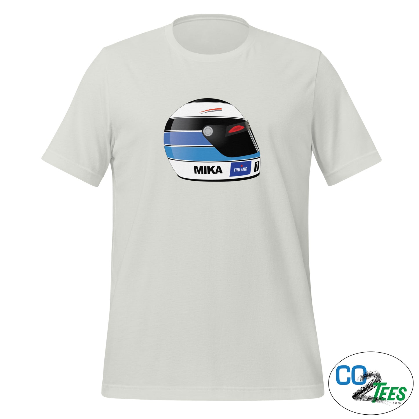 Mika Hakkinen F1 Helmet Design T-shirt