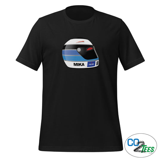 Mika Hakkinen F1 Helmet Design T-shirt