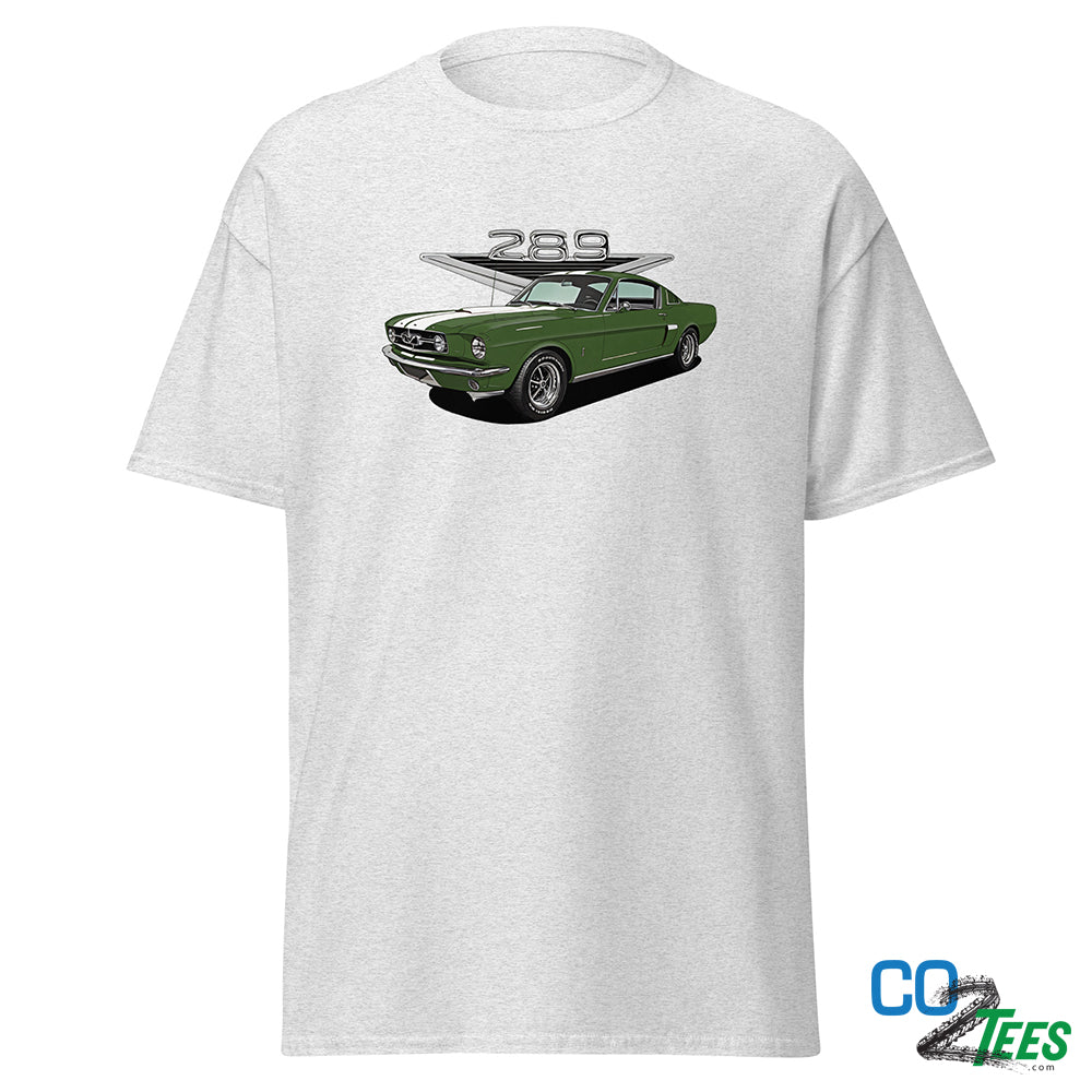 Ford Mustang GT 289 Green Fastback T-shirt