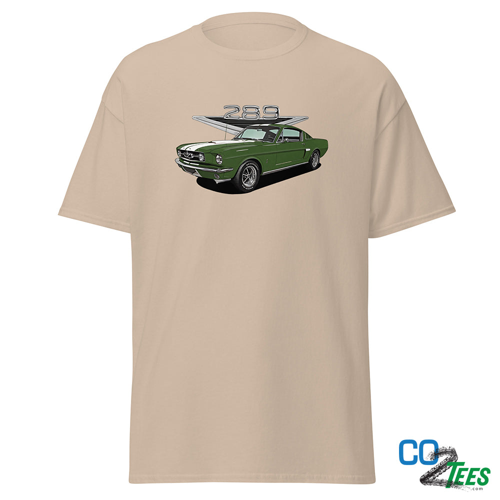 Ford Mustang GT 289 Green Fastback T-shirt