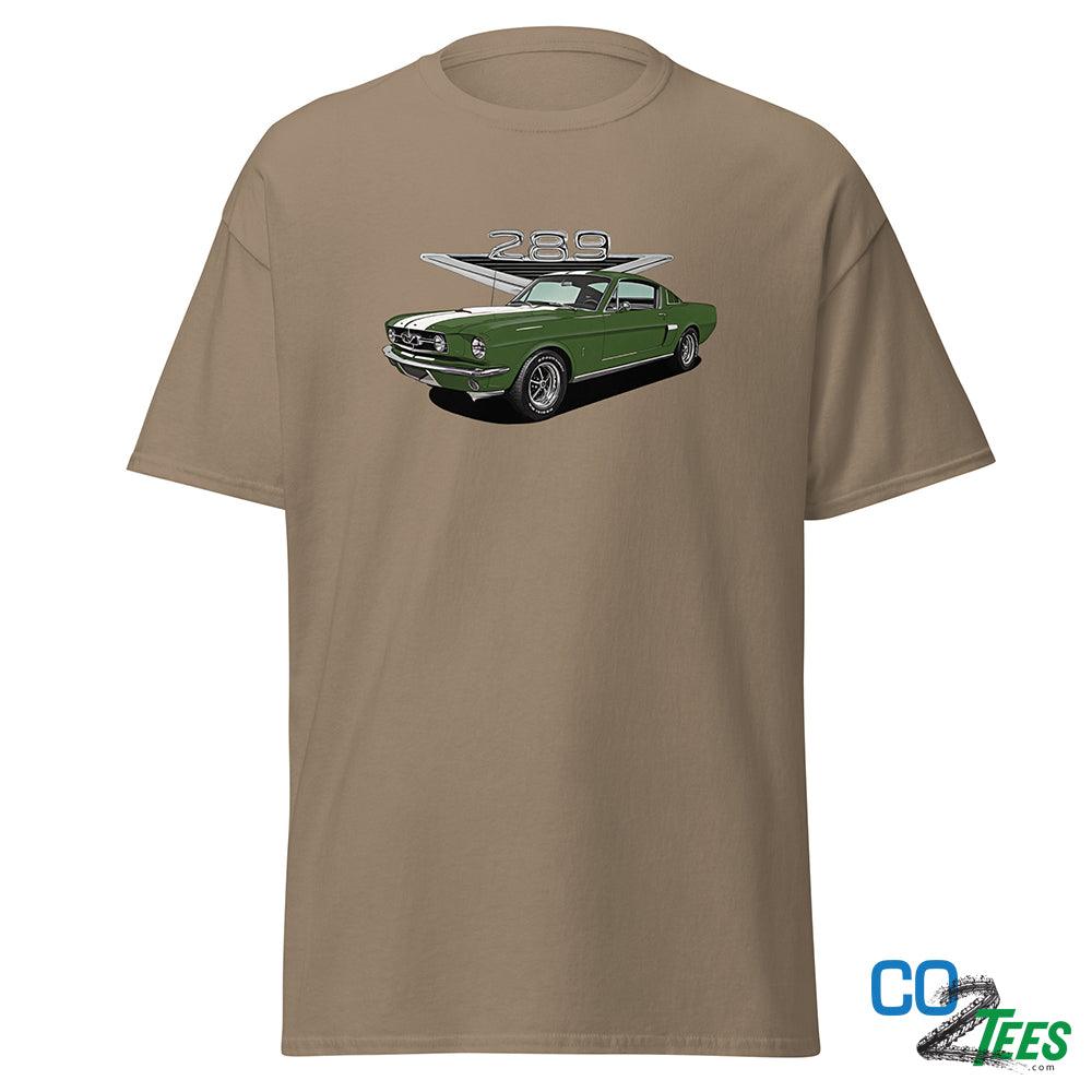 Ford Mustang GT 289 Green Fastback T-shirt