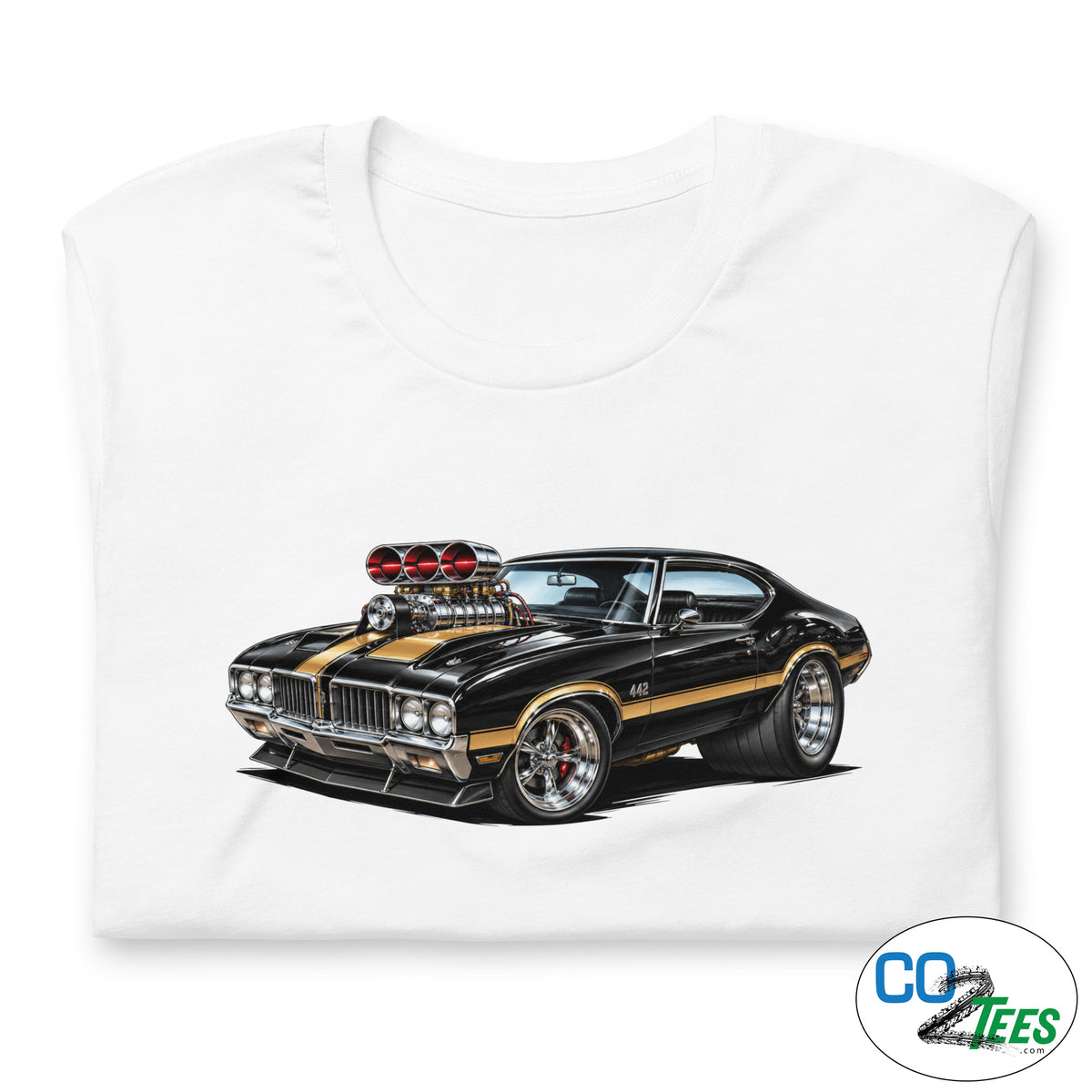 Oldmobile 442 Roth Inspired American Muscle Car T-shirt