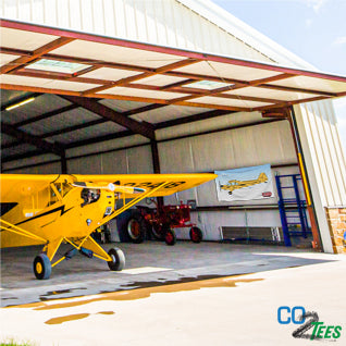 Piper Cub J-3 Airplane Flag