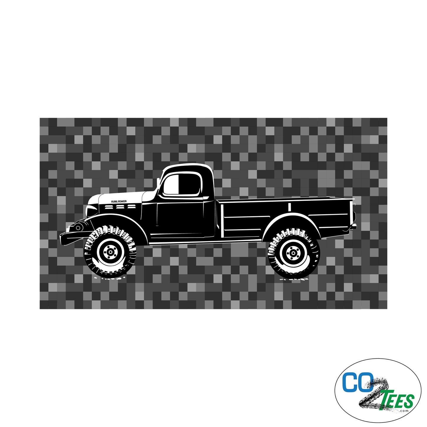 Dodge Power Wagon WRX Camo Black T-shirt